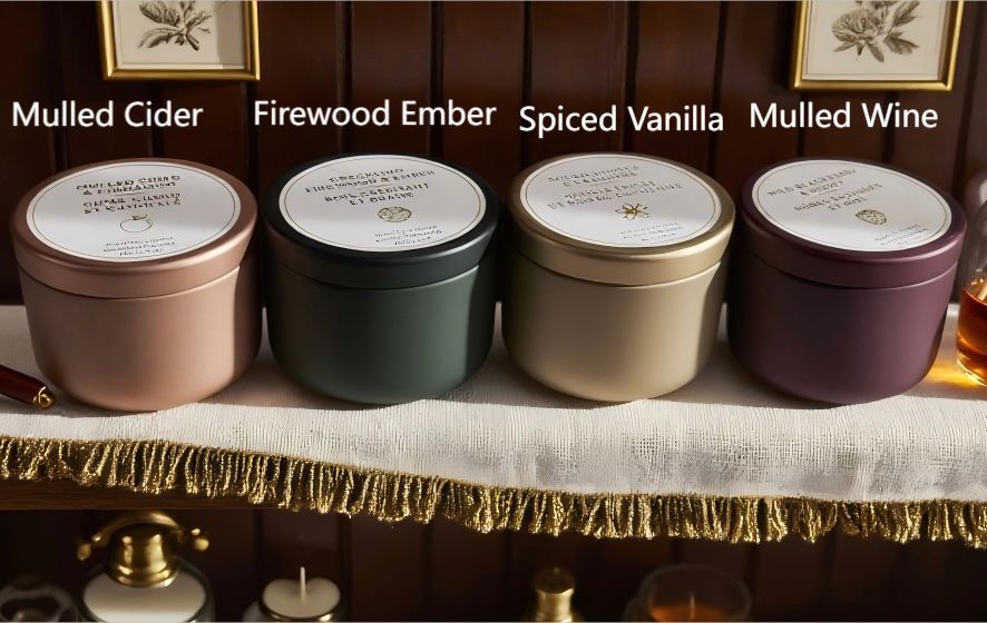 Printed Tin Candle